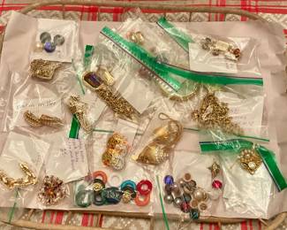 Signed costume jewelry 