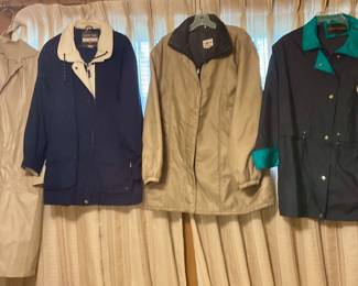 Raincoat, heavy jackets