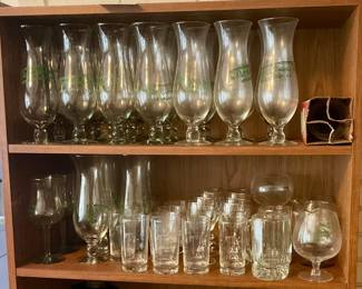 Pat O’briens Hurricane glasses