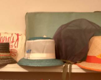 Women’s hats, and vintage hat boxes