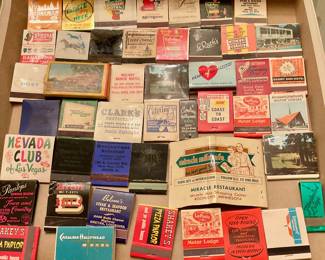 Lots of vintage match books