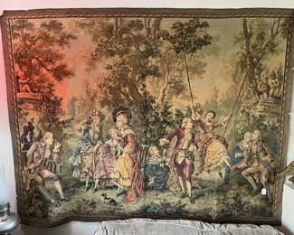 Here we have a highly-detailed, woven art. A conversation piece, for sure.