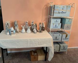 There are a number of Lladro figurines in the sale.  You will have to ask to see these; they're popular and sure to sell quick.