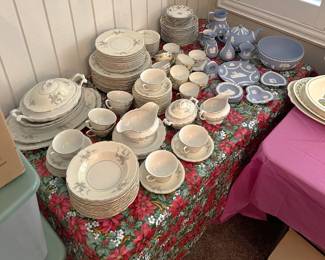 In case you're in the market for a complete dishware set for entertaining, look no further.  