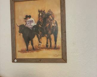 Carol Cheny1996 with rustic frame