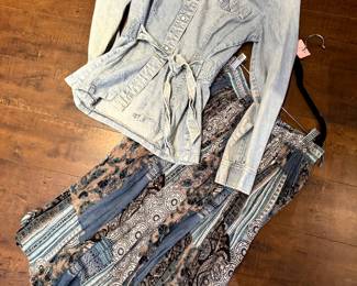 Indian wrap and broomstick skirts