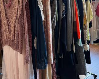 Racks upon racks of Vintage Clothing