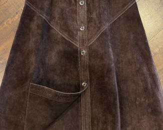 Suede Skirts, Pants, Jackets, and more