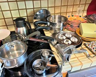 Just some of the kitchenware 