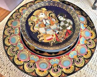 Russian dish set
