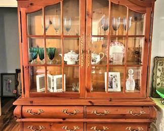 Country French Provencial double door cabinet