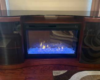 Dimplex fireplace with entertainment surround 73"L / 21.5"D / 31"H