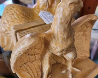 Rookwood Vintage Eagle Bookends.