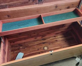 MCM 'Blonde' Cedar Chest by Lane.