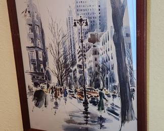 Lithograph by John Haymson.