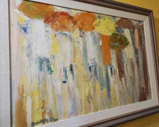 Original signed by the Artist Barrel.
