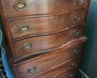 Antique/Vintage Highboy Dresser.