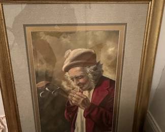 FRAMED ARTWORK ST. ANDREWS CADDIE