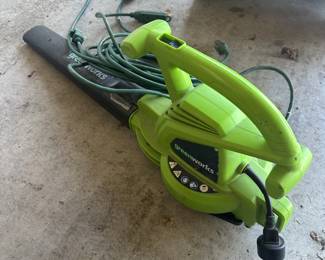GREENWORKS ELECTRIC BLOWER