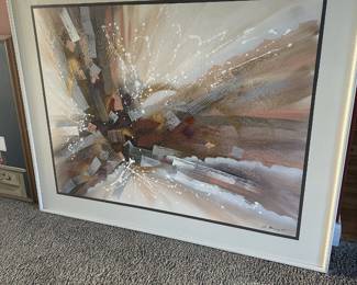 ABSTRACT ART PICTURE IN FRAME
