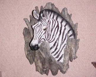 Zebra plaque.