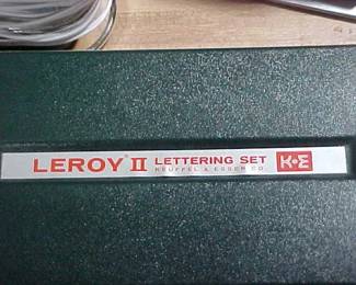 Leroy II Lettering Set.