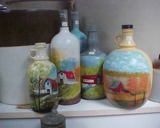 Rural themed bottles.