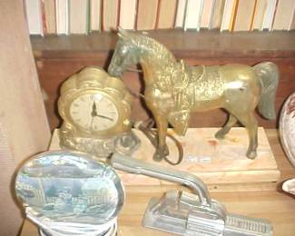Vintage Horse clock.