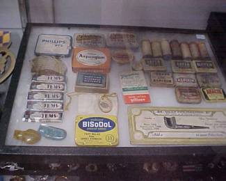 Vintage tins and cool stuff.