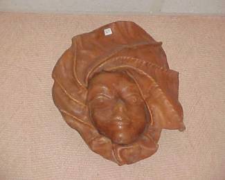 Wooden mask.