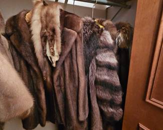 Fur coats 