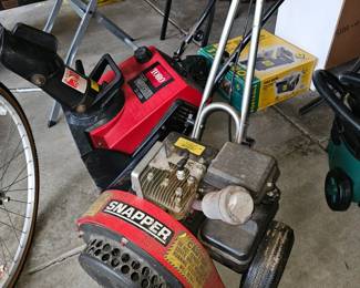 snapper walk behind leaf blower 