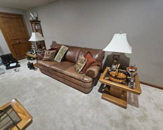 end tables & sofa 