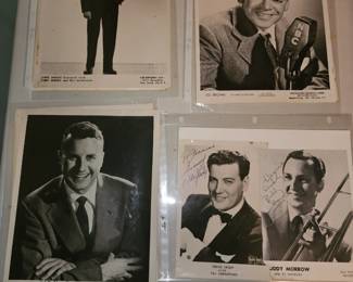 Big Band leaders autographs 