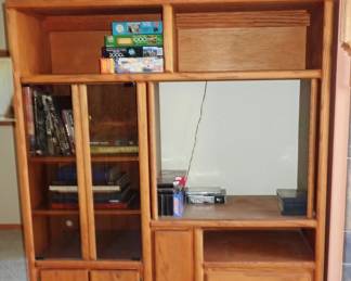 MODUAL OAK BOOKSHELF