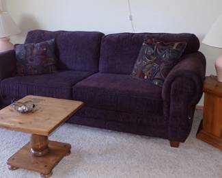 LOVESEAT PURPLE - WOOD TABLES