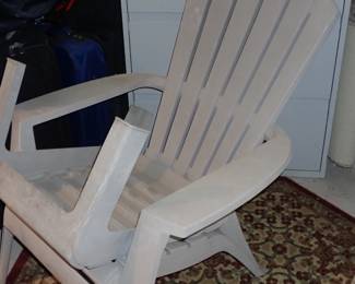 OUTDOOR CHAIR & OTTOMAN