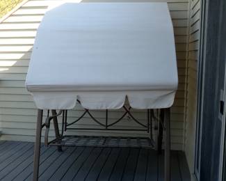 OUTDOOR SWING WITH CANOPY