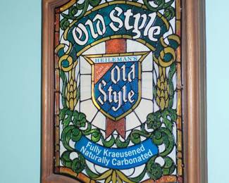 OLD STYLE WALL LIGHTED SIGN