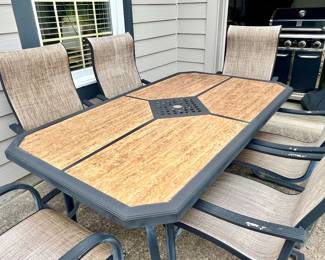 PATIO TABLE AND CHAIRS
