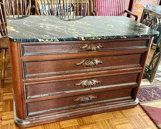 Marble top dresser