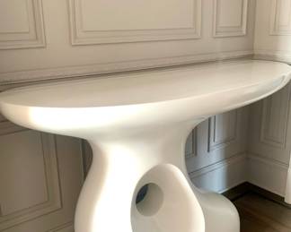 07 Therien Studio Workshops "Cirrus" Console — Polished White Satin   Asking: $4,800 Retail: $13,000
