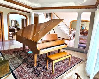 12 Steinway & Sons Grand Piano — Walnut, Serial 459759B / H- 1369  Asking: $24,500, New $103,700