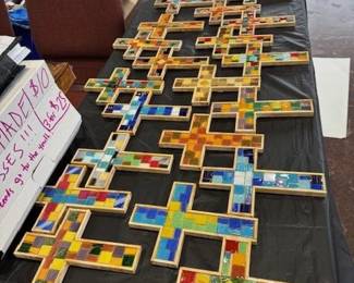 HANDMADE CUSTOM CROSSES ALL UNIQUE 3 for $25