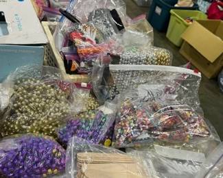 BAGS OF BEADS AND BAUBLES    CRAFT ITEMS C H E A P O   !!!!