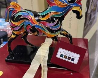 TWO CLASSY Designer Horses -zoom in on the card in the boxes