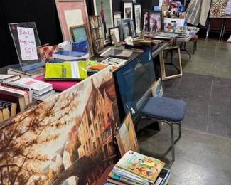 Yes, we have some SIGNED art work and gobs of good framables AND FRAMES