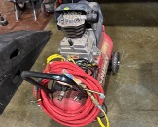 ALL-ELECTRIC AIR COMPRESSOR  Might need hoses - dunno...