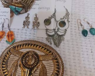Southwestern Texas Colorado Native Silver jewelry 