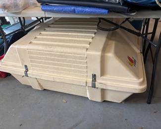 Sears X-Cargo Rooftop Storage Box $80.00. 50”L 38”w 21”t
